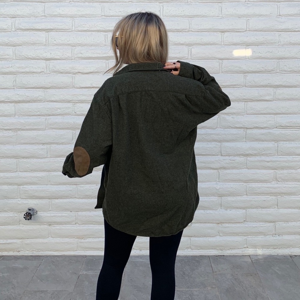 Men's Pendleton Dark Green Long Sleeve Buttonup